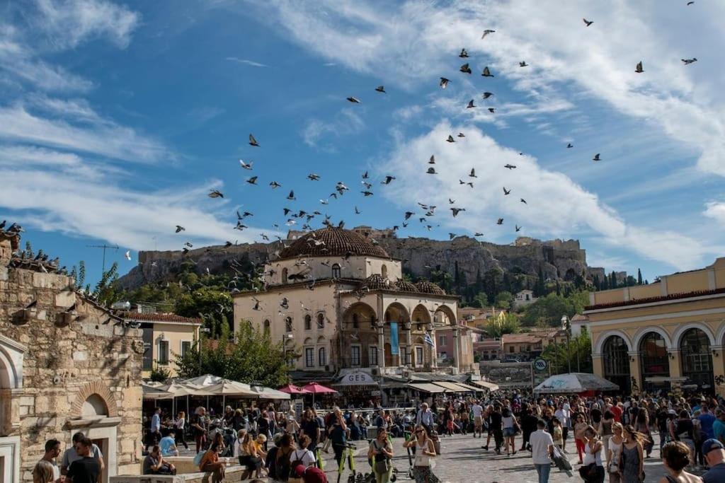 Spacious Beauty In Athens, 55M2, Metro 7' Kültér fotó